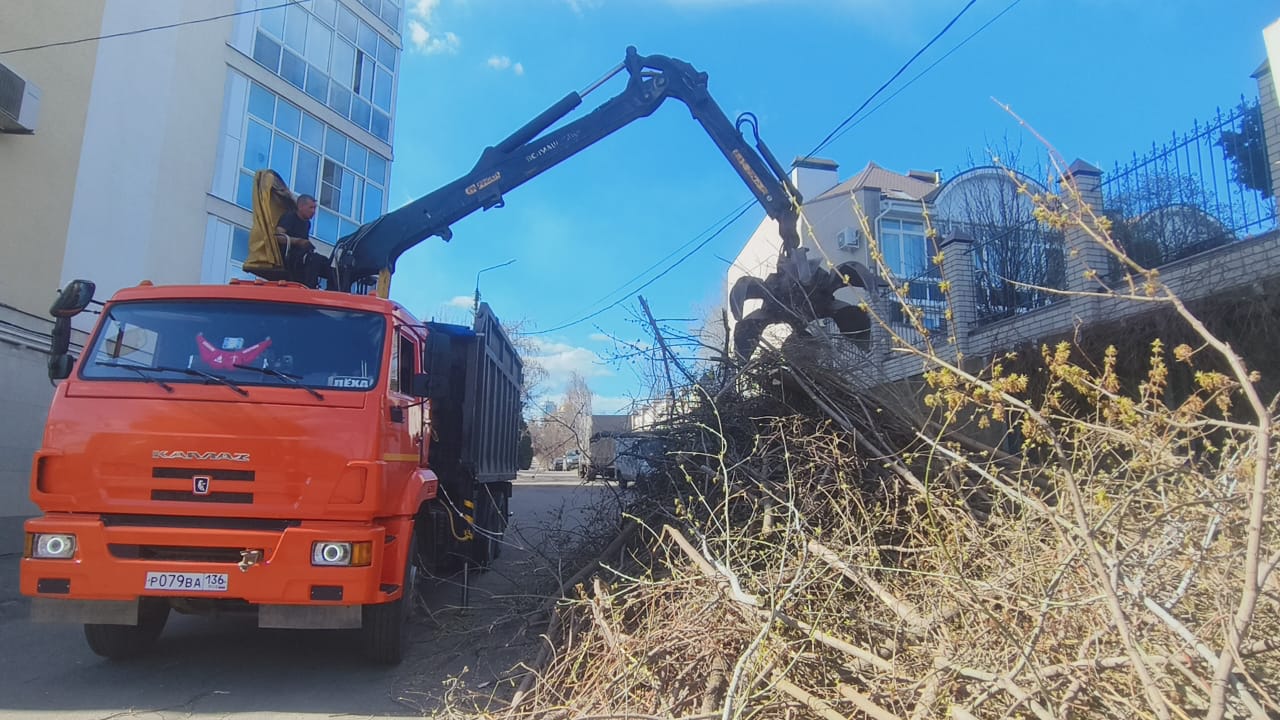 Работа на участке